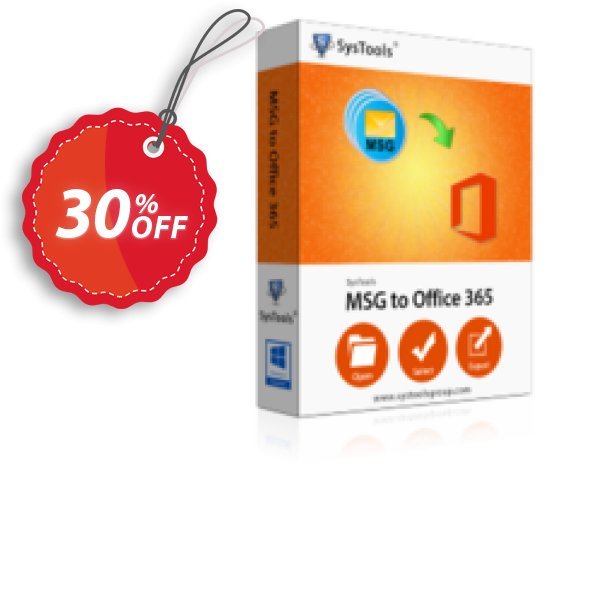 SysTools MSG Converter + Office 365 Backup, 1 Plan  Coupon, discount SysTools Pre-Summer Offer. Promotion: Awesome deals code of SysTools MSG Converter + Office 365 Backup - One License 2024