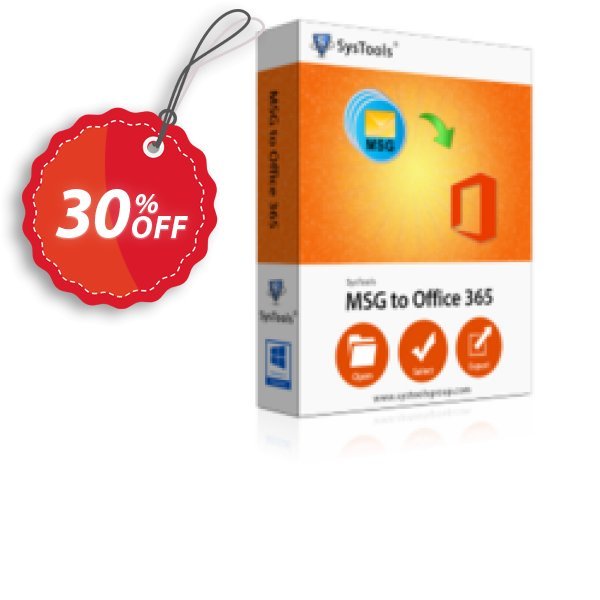 SysTools MSG Converter + Office 365 Backup, 1 Plan Coupon, discount Celebrate this spring season with SysTools and grab the best offers. Get 25% Off on all Software. Promotion: Awesome deals code of SysTools MSG Converter + Office 365 Backup - One License 2024