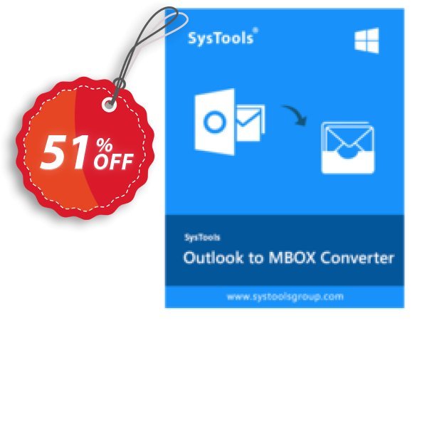 SysTools Outlook to MBOX Coupon, discount SysTools Summer Sale. Promotion: 