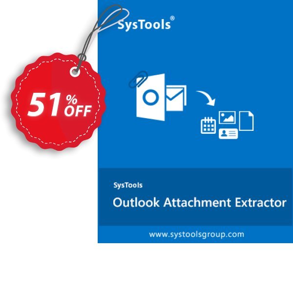 SysTools MAC Outlook Attachment Extractor Coupon, discount 50% OFF SysTools Outlook Attachment Extractor for MAC, verified. Promotion: Awful sales code of SysTools Outlook Attachment Extractor for MAC, tested & approved