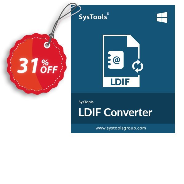 SysTools LDIF Converter Coupon, discount Celebrate this spring season with SysTools and grab the best offers. Get 25% Off on all Software. Promotion: Awful sales code of SysTools LDIF Converter, tested & approved