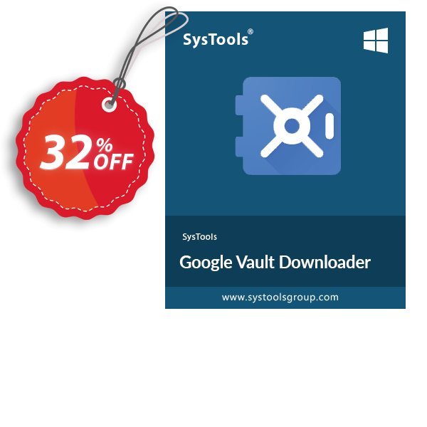 SysTools Google Vault Downloader Coupon, discount SysTools Spring Offer. Promotion: Staggering discounts code of SysTools Google Vault Downloader 2024