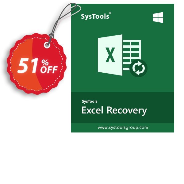SysTools Excel Recovery Coupon, discount 50% OFF SysTools Excel Recovery, verified. Promotion: Awful sales code of SysTools Excel Recovery, tested & approved