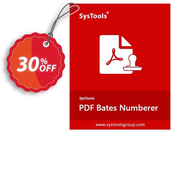 SysTools MAC PDF Bates Numberer Coupon, discount 30% OFF SysTools Mac PDF Bates Numberer, verified. Promotion: Awful sales code of SysTools Mac PDF Bates Numberer, tested & approved