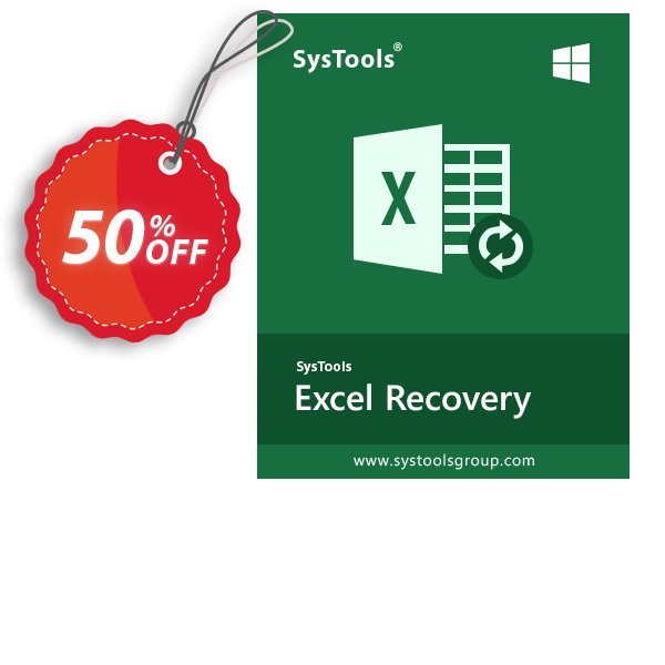 SysTools XLSX Recovery, Business  Coupon, discount SysTools coupon 36906. Promotion: 