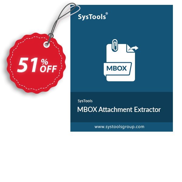 SysTools MAC MBOX Attachment Extractor Coupon, discount Celebrate this spring season with SysTools and grab the best offers. Get 25% Off on all Software. Promotion: Awful sales code of SysTools Mac MBOX Attachment Extractor, tested & approved