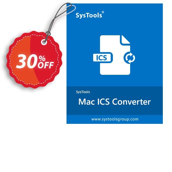SysTools MAC ICS Converter Enterprise Plan Coupon, discount Celebrate this spring season with SysTools and grab the best offers. Get 25% Off on all Software. Promotion: Awful sales code of SysTools Mac ICS Converter Enterprise License, tested & approved