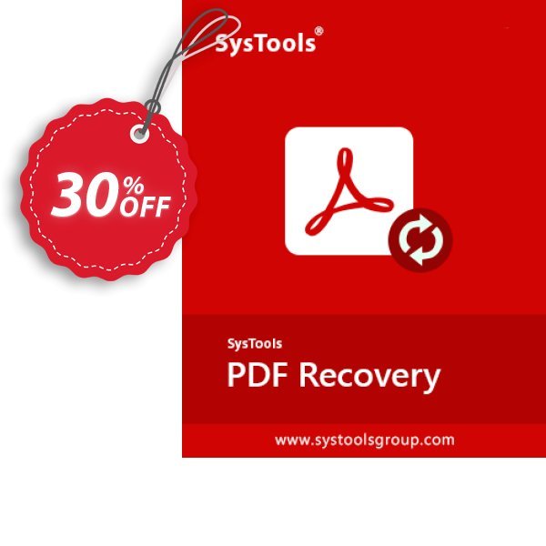 SysTools MAC PDF Recovery Coupon, discount 30% OFF SysTools Mac PDF Recovery, verified. Promotion: Awful sales code of SysTools Mac PDF Recovery, tested & approved