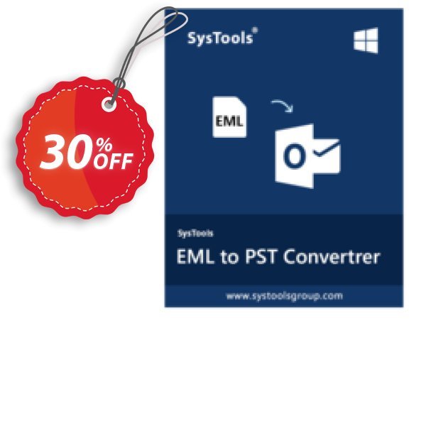 SysTools EML to PST Converter Coupon, discount SysTools Spring Sale. Promotion: 
