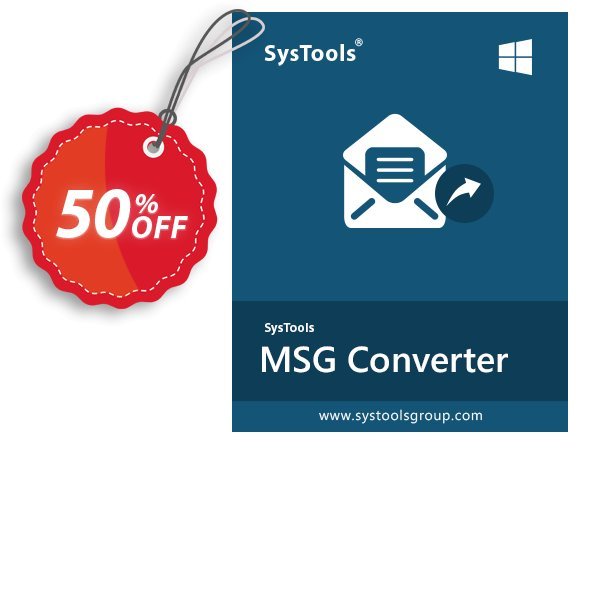SysTools MSG to EML Converter, Business Plan  Coupon, discount SysTools coupon 36906. Promotion: 