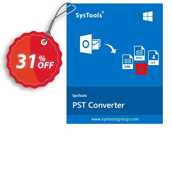 SysTools Outlook Conversion Coupon, discount Celebrate this spring season with SysTools and grab the best offers. Get 25% Off on all Software. Promotion: