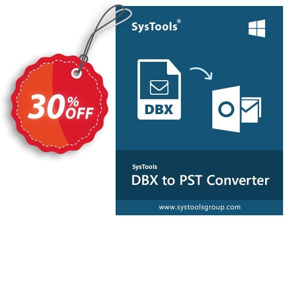 SysTools DBX Converter, Enterprise Plan  Coupon, discount SysTools coupon 36906. Promotion: 