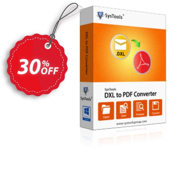 SysTools DXL to PDF Converter, Enterprise Coupon, discount Celebrate this spring season with SysTools and grab the best offers. Get 25% Off on all Software. Promotion: