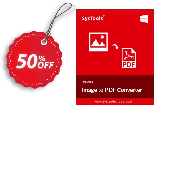 SysTools Image to PDF Converter, Business  Coupon, discount SysTools coupon 36906. Promotion: 