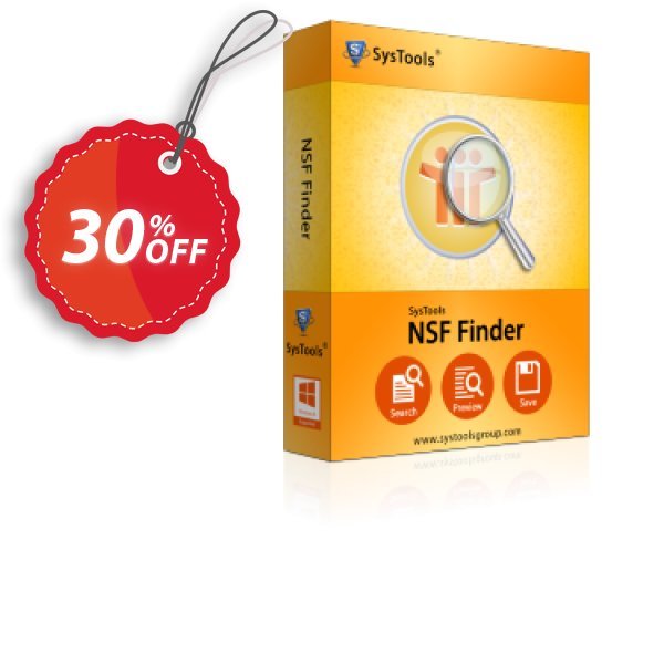 SysTools NSF Finder, Enterprise  Coupon, discount SysTools coupon 36906. Promotion: 