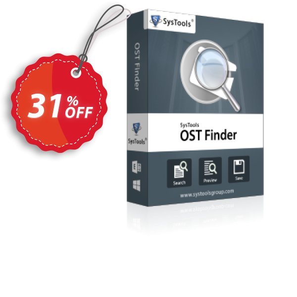 SysTools Outlook OST Finder Coupon, discount SysTools coupon 36906. Promotion: 
