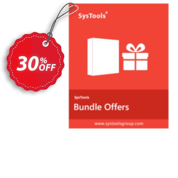 Bundle Offer - Outlook PST Finder + PST Merge + Split PST, Business Plan  Coupon, discount SysTools coupon 36906. Promotion: 