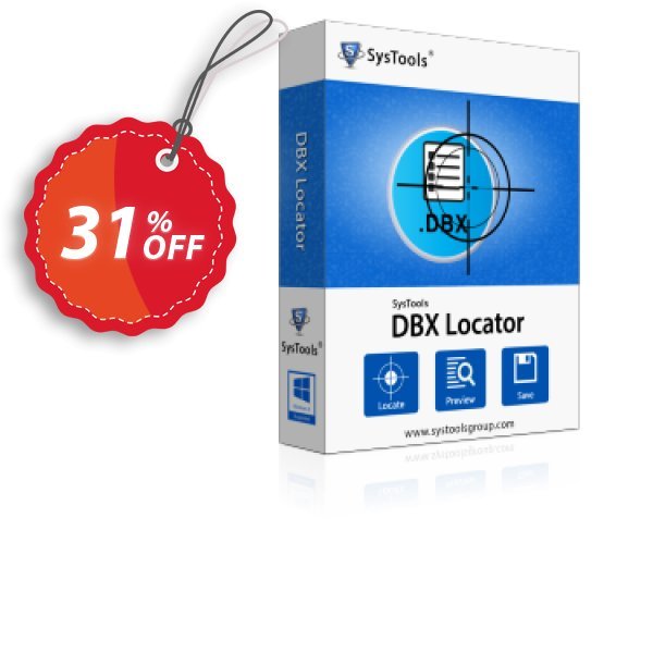 SysTools DBX Locator Coupon, discount SysTools Summer Sale. Promotion: 