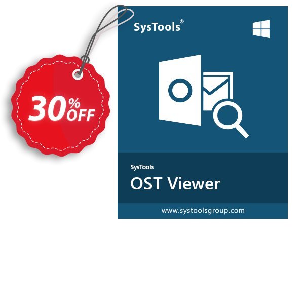 SysTools OST Viewer Pro, 100 Users  Coupon, discount SysTools coupon 36906. Promotion: 