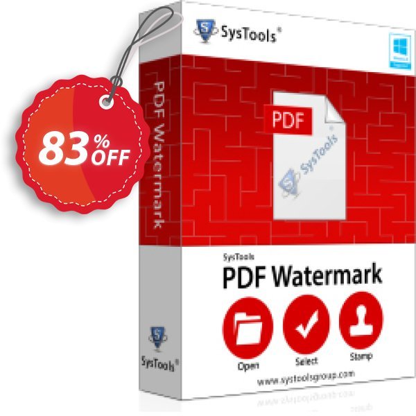 SysTools PDF Watermark Coupon, discount SysTools Pre-Spring Exclusive Offer. Promotion: 