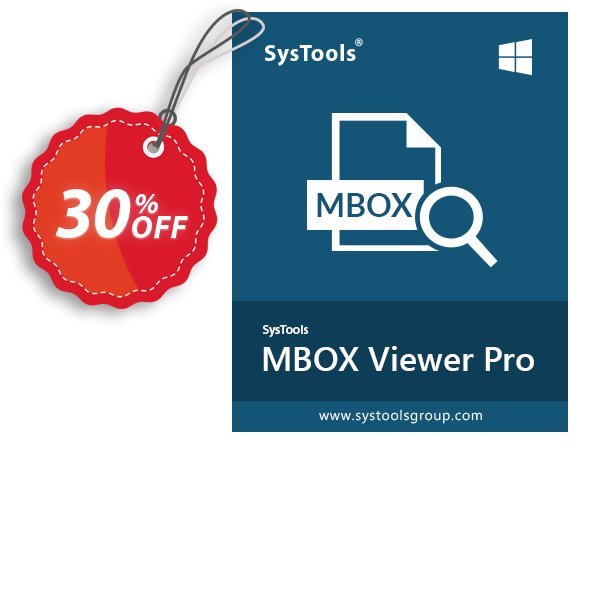 SysTools MBOX Viewer Pro, 10 User Plan  Coupon, discount SysTools coupon 36906. Promotion: 
