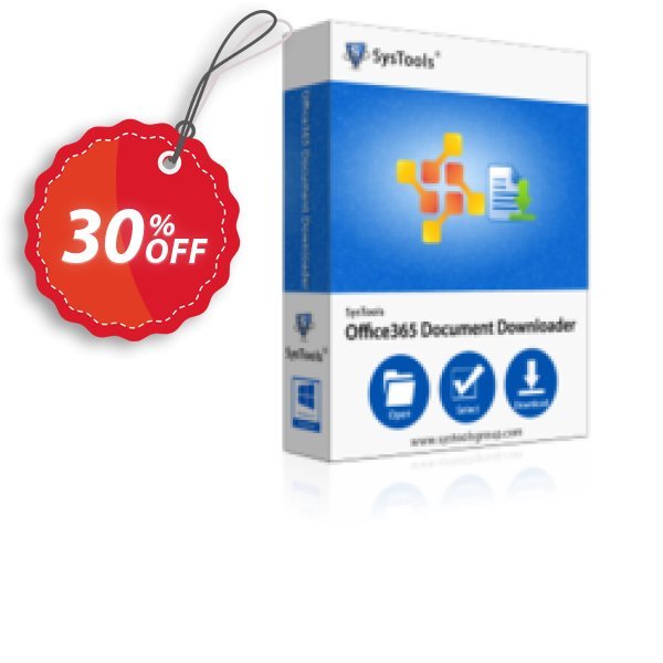 SysTools Office 365 Document Downloader, 50 Users  Coupon, discount SysTools coupon 36906. Promotion: 