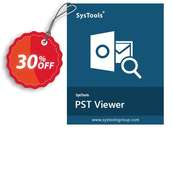SysTools Outlook PST Viewer Pro, 10 Users  Coupon, discount SysTools coupon 36906. Promotion: 