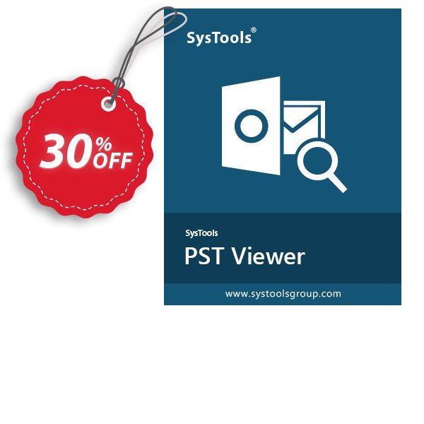 SysTools Outlook PST Viewer Pro, 100 Users  Coupon, discount SysTools coupon 36906. Promotion: 
