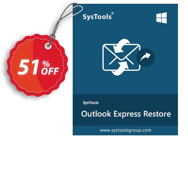 SysTools Outlook Express Restore Coupon, discount SysTools Summer Sale. Promotion: 