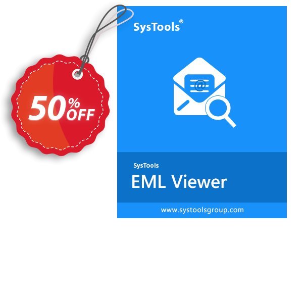 SysTools EML Viewer Pro, 10 Users  Coupon, discount SysTools coupon 36906. Promotion: 