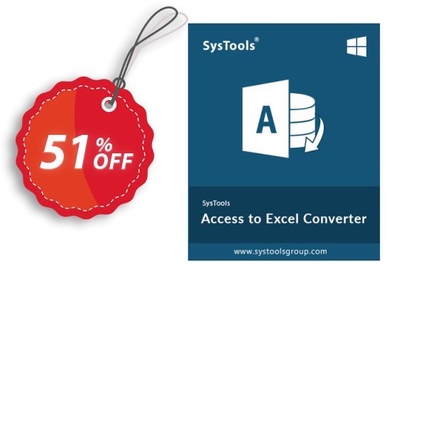 SysTools Access to Excel Converter Coupon, discount SysTools Summer Sale. Promotion: 