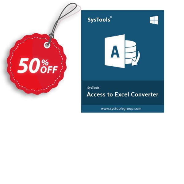 SysTools Access to Excel Converter, Enterprise Plan  Coupon, discount SysTools coupon 36906. Promotion: 