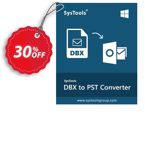 SysTools DBX to PST Converter Coupon, discount Celebrate this spring season with SysTools and grab the best offers. Get 25% Off on all Software. Promotion: SysTools promotion codes 36906