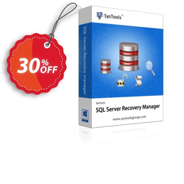 SysTools SQL Server Recovery Manager - Enterprise Plan Coupon, discount Celebrate this spring season with SysTools and grab the best offers. Get 25% Off on all Software. Promotion: SysTools promotion codes 36906