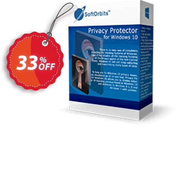 Privacy Protector for WINDOWS 10 - Business Plan Coupon, discount 30% Discount. Promotion: dreaded deals code of Privacy Protector for Windows 10 - Business License 2024