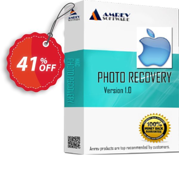 Amrev Photo Recovery Software, for MAC  Coupon, discount 40% OFF Amrev Photo Recovery Software (for MAC) Feb 2024. Promotion: Big deals code of Amrev Photo Recovery Software (for MAC), tested in February 2024