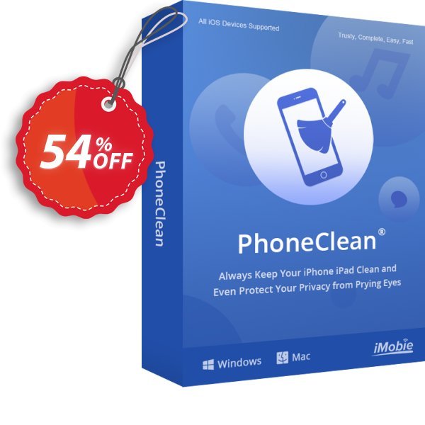 PhoneClean Pro for MAC, family Plan  Coupon, discount PhoneClean Pro for Mac Dreaded deals code 2024. Promotion: $20 discount offer for PhoneClean Pro Family License.