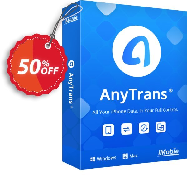 AnyTrans for MAC Yearly Plan Coupon, discount 50% OFF AnyTrans for Mac 1 Year Plan, verified. Promotion: Super discount code of AnyTrans for Mac 1 Year Plan, tested & approved