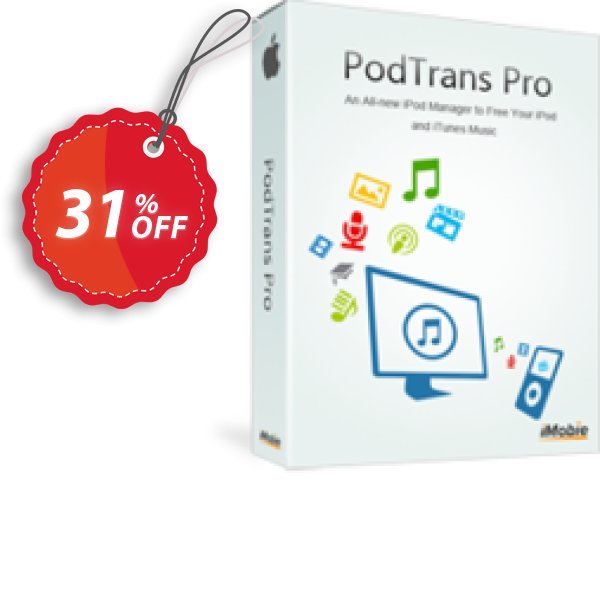 PodTrans Pro for MAC Coupon, discount Best discount is IMOBEDUDISCOUNT codes. Promotion: Super discount code of PodTrans Pro for Mac, tested & approved