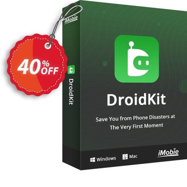 DroidKit - Data Extractor - 1-Year/10 Devices Coupon, discount DroidKit for Windows - Data Extractor - 1-Year Subscription/10 Devices Exclusive promo code 2024. Promotion: Exclusive promo code of DroidKit for Windows - Data Extractor - 1-Year Subscription/10 Devices 2024