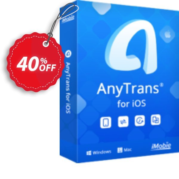 AnyTrans - Lifetime Plan Coupon, discount Best discount is IMOBEDUDISCOUNT codes. Promotion: Wonderful discount code of AnyTrans - Lifetime Plan 2024