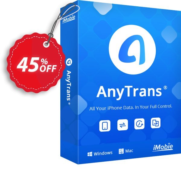AnyTrans for MAC Family Plan Coupon, discount AnyTrans for iOS - family license wonderful discounts code 2024. Promotion: wonderful discounts code of AnyTrans for iOS - family license 2024