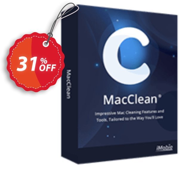 MACClean, Personal Plan Coupon, discount Best discount is IMOBEDUDISCOUNT codes. Promotion: 30OFF Coupon MacClean Personal