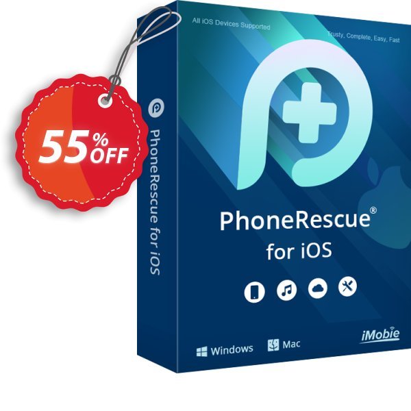 PhoneRescue for iOS WINDOWS, Lifetime Plan  Coupon, discount PhoneRescue for iOS impressive sales code 2024. Promotion: stunning discount code of PhoneRescue for iOS 2024