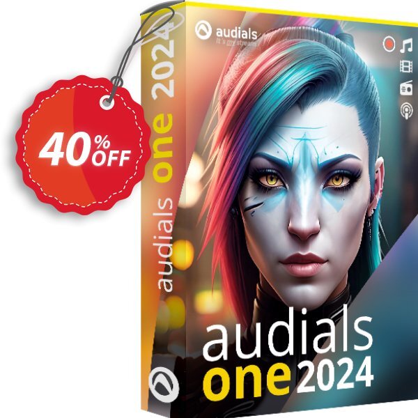 Audials One 2024 Coupon, discount 40% OFF Audials One 2025, verified. Promotion: Impressive discount code of Audials One 2024, tested & approved