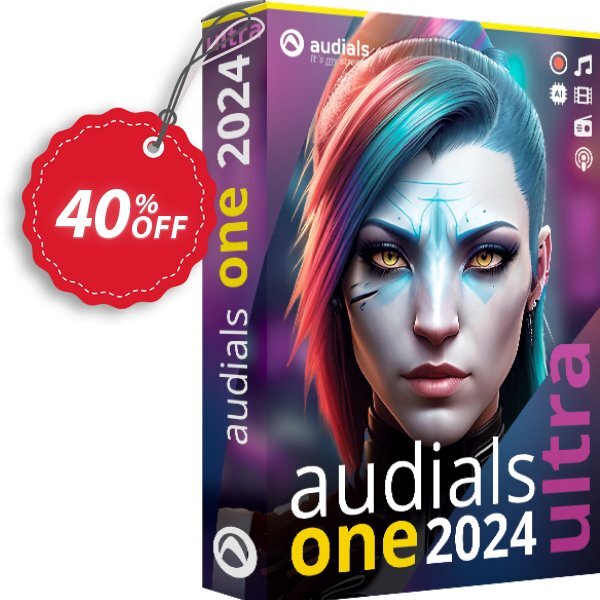 Audials One Ultra 2024 Coupon, discount 40% OFF Audials One Ultra 2024, verified. Promotion: Impressive discount code of Audials One Ultra 2024, tested & approved