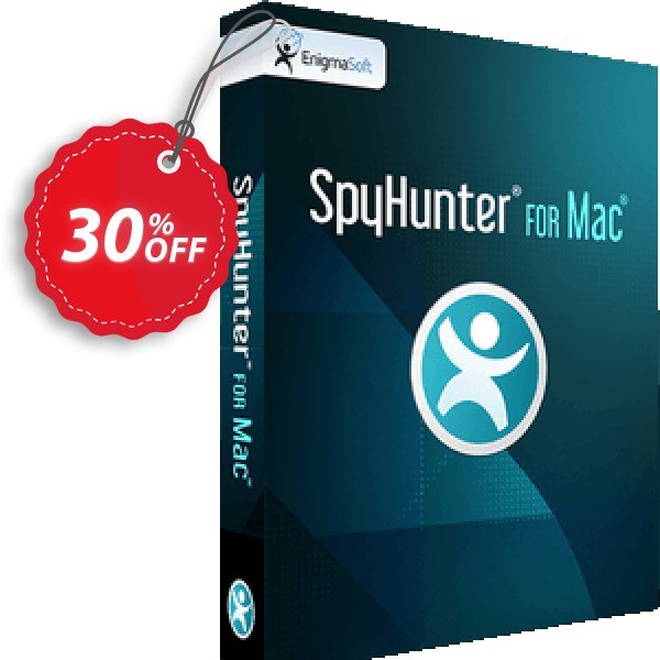 SpyHunter for MAC Coupon, discount 25% off with SpyHunter. Promotion: