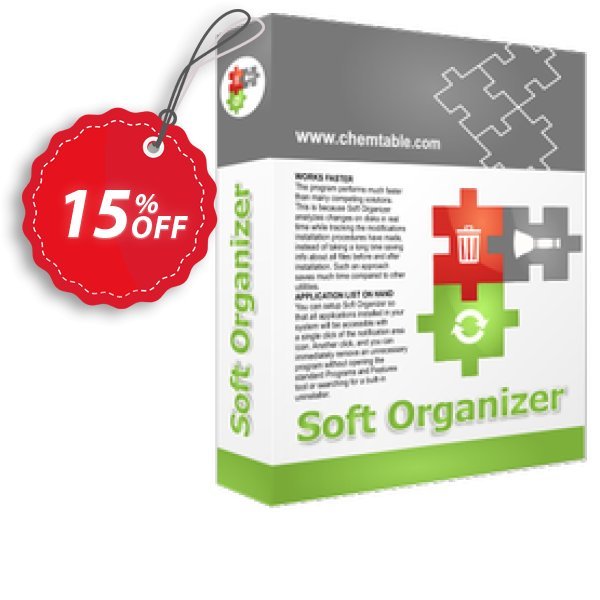 Soft Organizer - Family Plan Coupon, discount 30% OFF Reg Organizer. Promotion: 