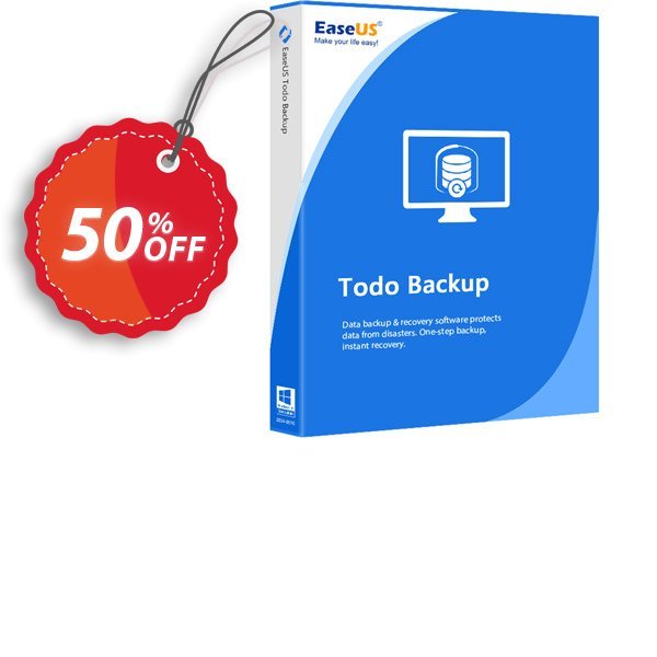 EaseUS Todo Backup Advanced Server, 2 year  Coupon, discount 40% OFF EaseUS Todo Backup Advanced Server (2 year), verified. Promotion: Wonderful promotions code of EaseUS Todo Backup Advanced Server (2 year), tested & approved