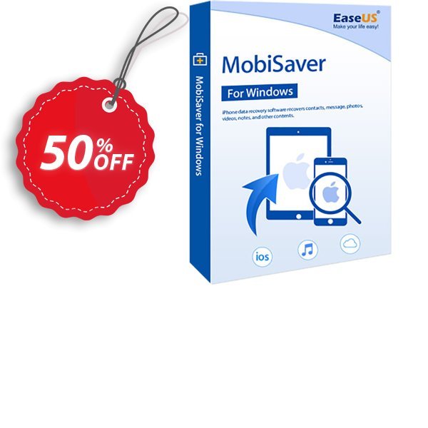 EaseUS MobiSaver Pro, Lifetime Coupon, discount 確定申告シーズン:EaseUS PDFエディ. Promotion: Wonderful promotions code of EaseUS MobiSaver Pro (Lifetime), tested & approved